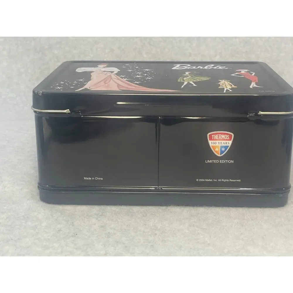 Barbie 100th Anniversary Lunch Box Thermos Special Edition 2004 RARE Box Only